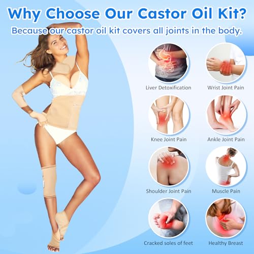 Wrap Yourself in Wellness: Discover the Benefits of the Reusable Castor Oil Pack Kit