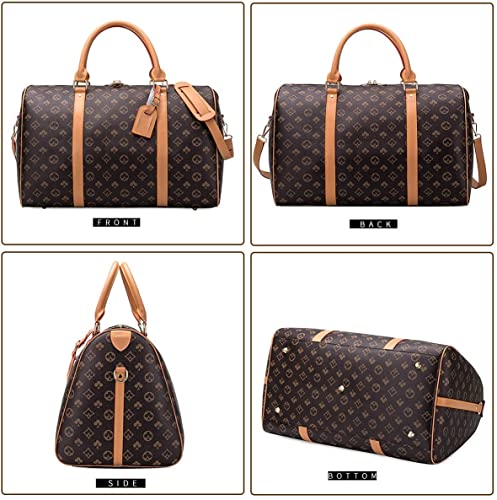 Bolsa de viagem masculina de couro durante a noite, bagagem de mão, bolsa de viagem grande, para aca