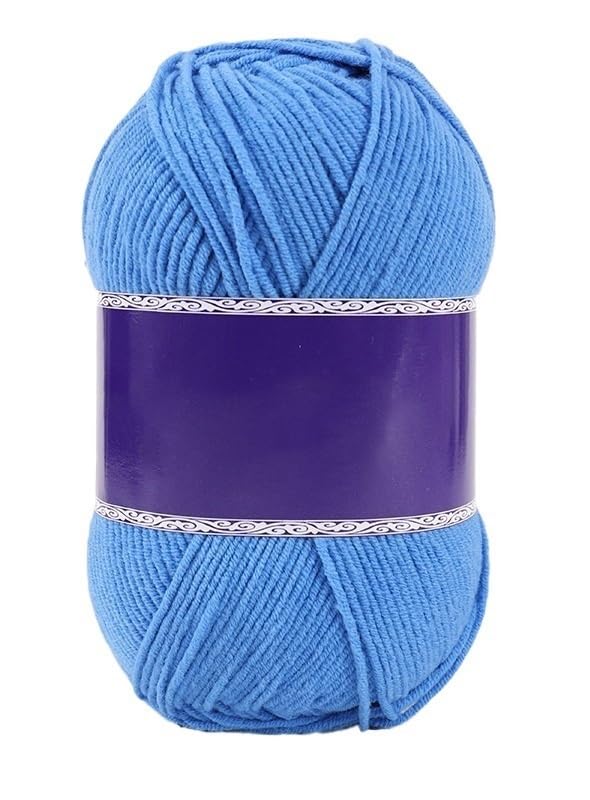 Fil de coton acrylique épais anti-dédoublement pour un crochet fluide et rapide