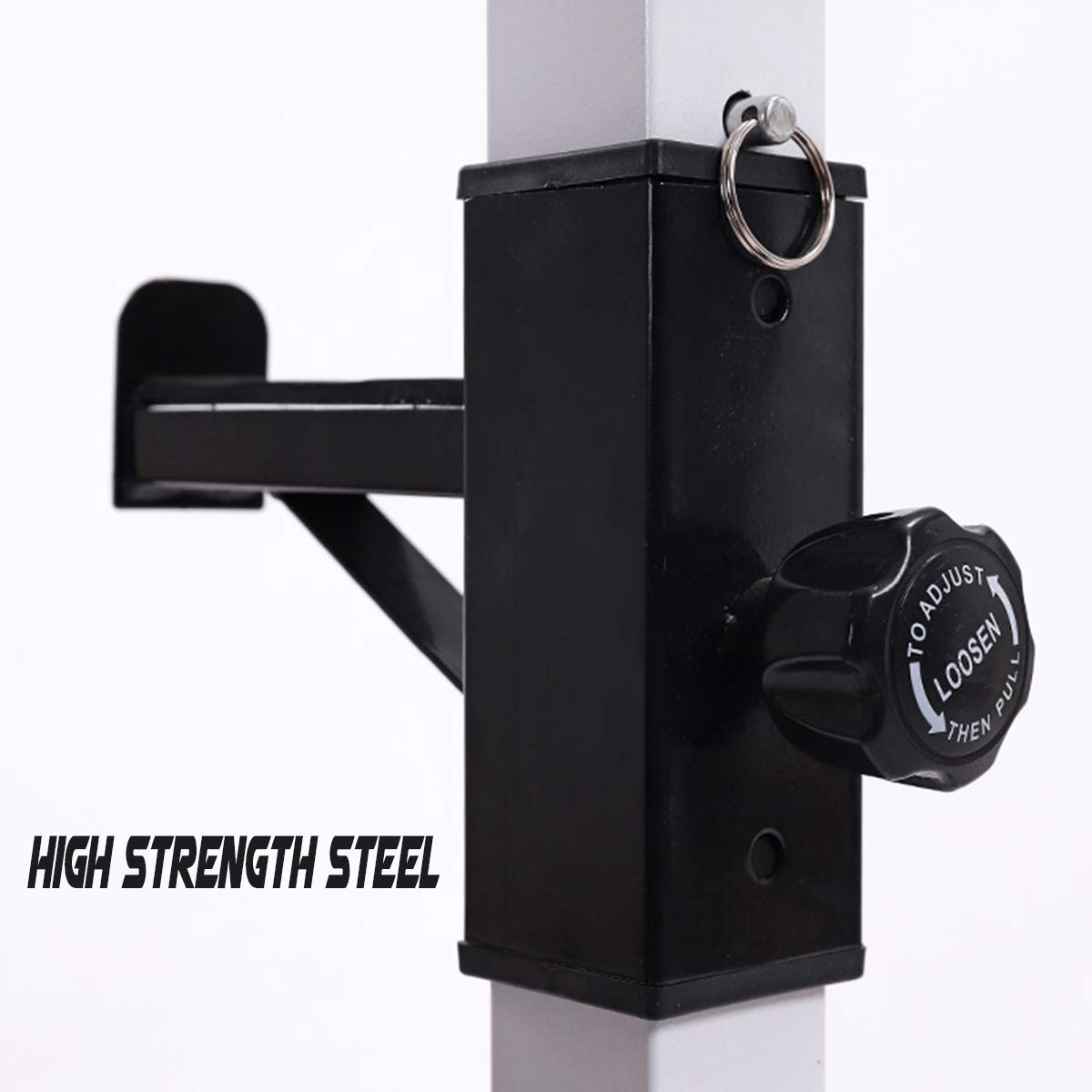 Soporte para sentadillas ajustable para gimnasio en casa, multifunción, para levantamiento de pesas, soporte para barra, soporte para levantamiento de pesas, soporte multifunción para levantamiento d