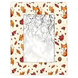 LCLJJDMBM Wood Fox Frame 5×7