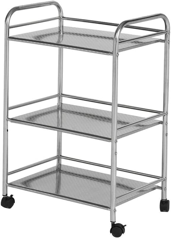 Service Style Racks Multibao Stainless Steel Rack Shelf 3 Tier Side Rolling Kitchen Service ...