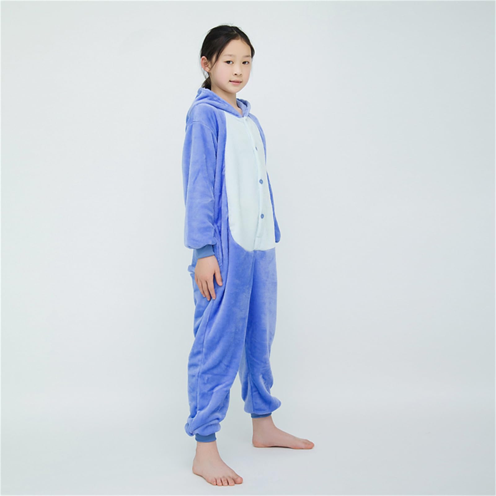 Enfant Ensemble de Pyjama Licorne Grenouillère Animaux Romper Pajamas Kigurumi Onesie Cosplay Animal Combinaison Costume Vêtement de Nuit en Flanelles Soirée Noël Déguisement Fille Garçon