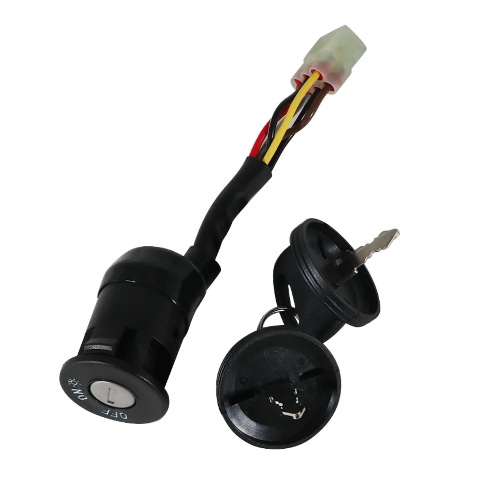 Clé de Contact Moto Compatible avec Stels pour Guepard 800 Interrupteur D'allumage Et De Démarrage Barillet De Verrouillage De Direction Et Clé ATV 370400-102-0001