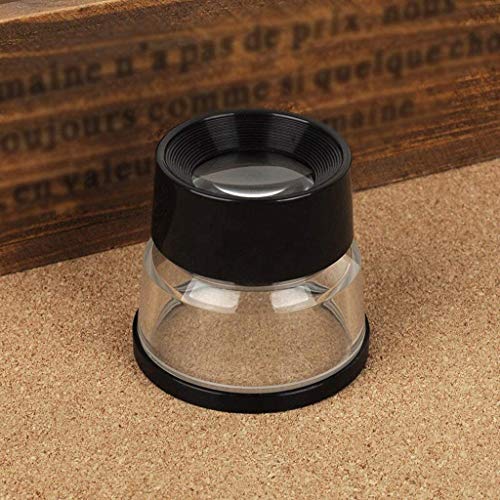 Loupe cylindrique 53x50x40 mm pour lecture et identification de précision