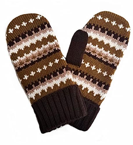 Bernie Sanders Inspired Handcraft Knit Mittens Inauguration Day - Cozy Wool Knit Thick Gloves Novelty Crochet Winter Mittens - Bernie Costume