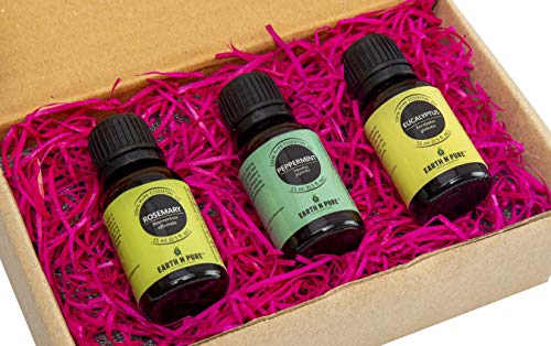Image of EARTH N PURE Oils (Pack of 3 (Eucalyptus, Peppermint, Rosemary Oils), 15 Ml)