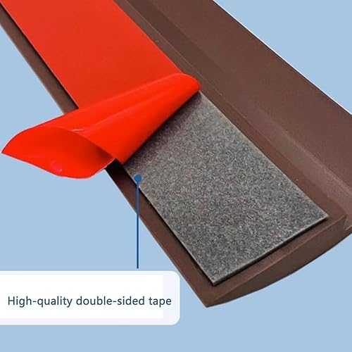 Miniatura 5 de NILZA Tira de transición de piso, tira de transición de umbral de alfombra, tira de transición de umbral de 0.315 pulgadas, tira separadora de PVC