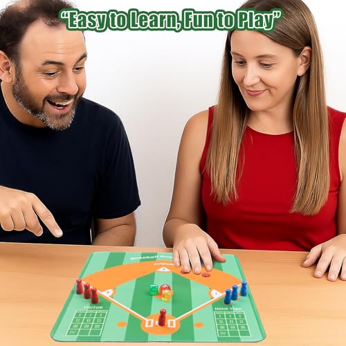 Juego de mesa de béisbol para 2-6 jugadores miniatura 6