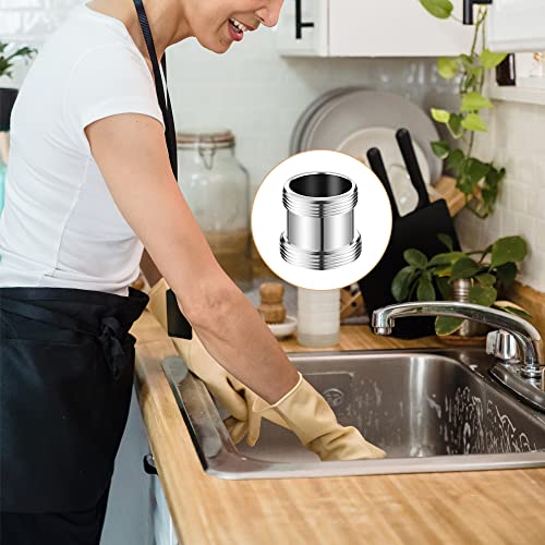 Alppihym Wasserhahn Adapter M22 auf M24 - Gewindeadapter für Außengewinde M22 und M24, ideal für Luftsprudler und Waschbecken