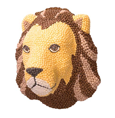 PlayMais Home Cabezas Decorativas de Animales DIY | Cabeza de León para Colgar en la Pared | para niñas y niños de 5 años en adelante - 9.000 Piezas Mosaic | Manualidades para niños Cover