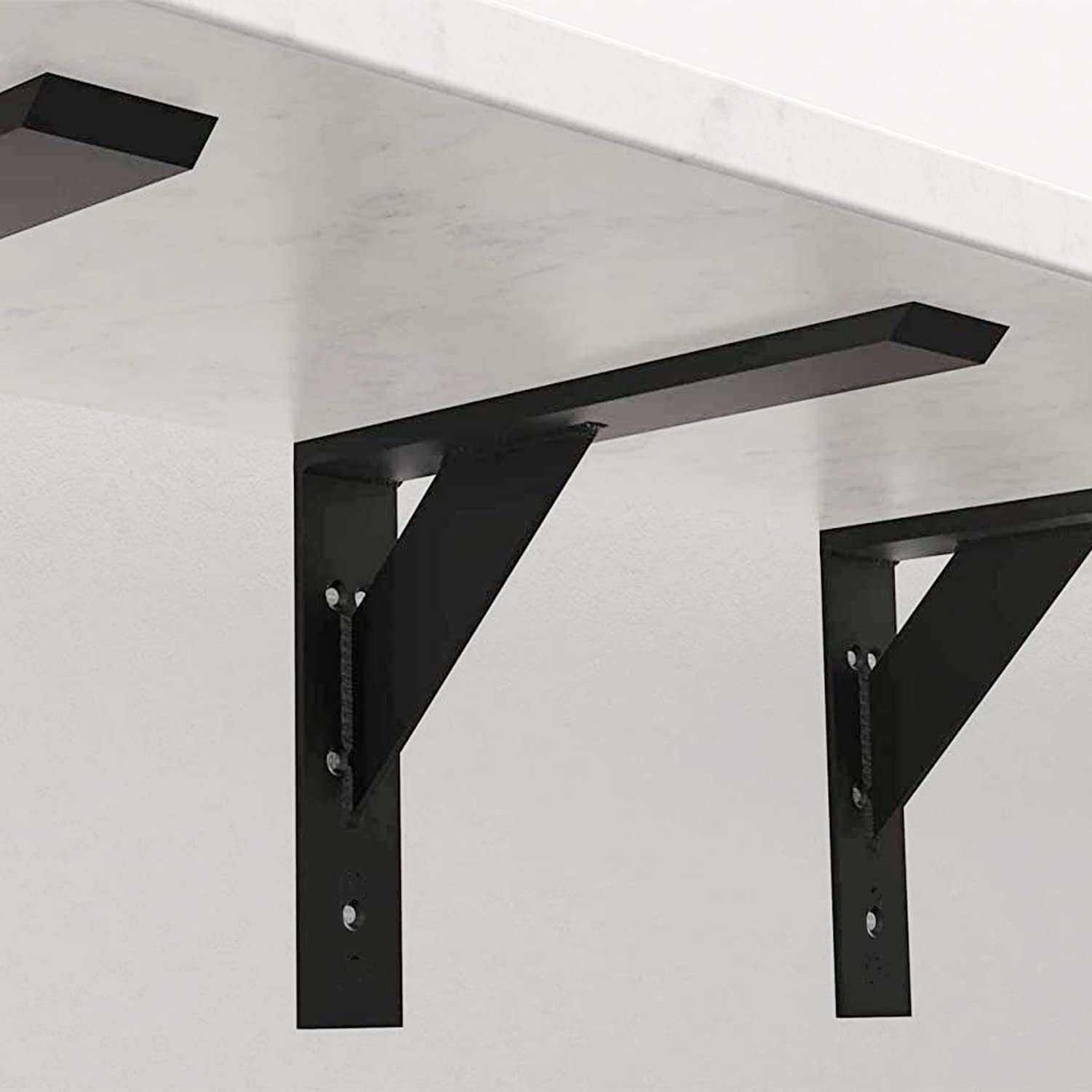 Heavy Duty Shelf Brackets 2 Pack 16 X 10 X 2 1/5 Steel