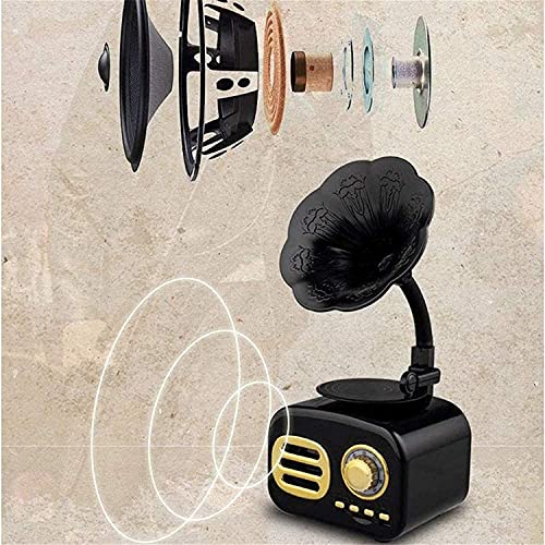 Tourne-Disque phonographe rétro Haut-Parleur Bluetooth avec klaxon en cuivre Platine Vinyle Gramophone Vintage… - Les Beatles, Paul McCartney, John Lennon, RIngo Starr, George Harrison Tourne-Disque phonographe rétro Haut-Parleur Bluetooth avec klaxon en cuivre Platine Vinyle Gramophone Vintage… – Image 6