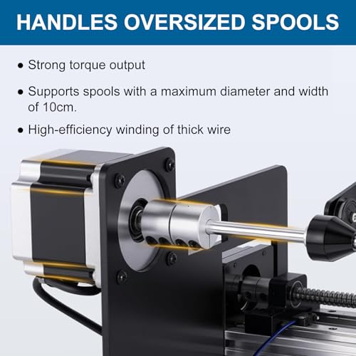 Bobinadora automática industrial de precisión para cables, hilos y sedal 6
