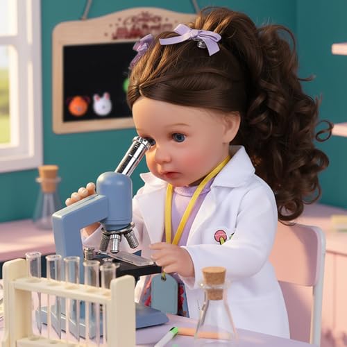 Muñeca científica realista BABESIDE 16 pulgadas con accesorios miniatura 2