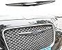crosselec Carbon Fiber Look Front Bumper Grill Grille Cover Molding Trim for 2015-2021 Chrysler 300