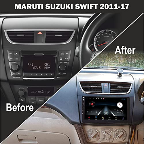Image of 9 Inches Advanced Car Radio Receiver Android System for Maruti Swift and Ertiga (2011-16) with 2GB /32GB RAM & ROM, Full HD Display /WiFi /GPS /Steering Wheel Connectivity HD Parking Camera