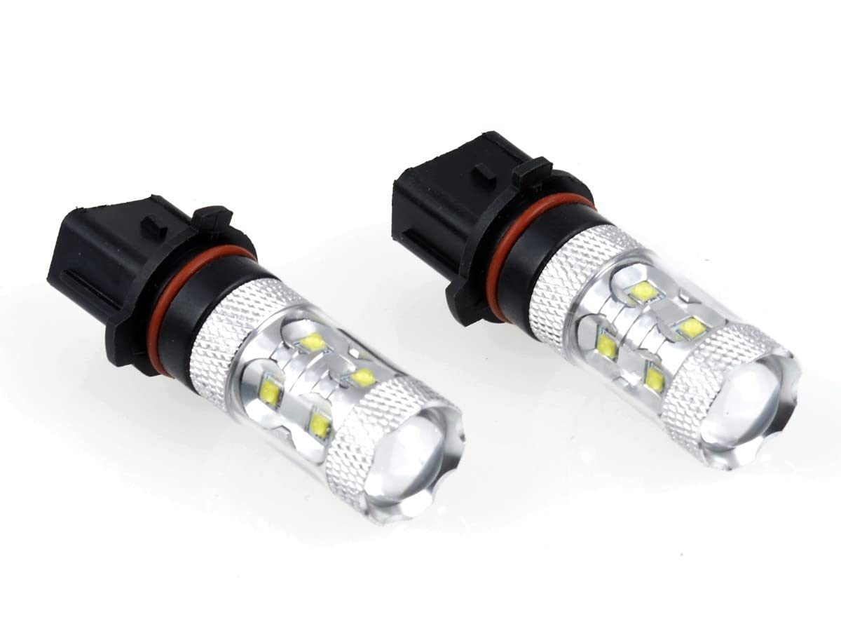 EinParts P13W LED Lampadine 6000K (Bianco) CANBUS 12V per Auto 10 x CREE XB D LED, PG18.5D-1