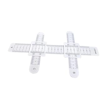 Scoliosis Meter White Scoliosis Evaluation Professional Portable Adults Children Ornament Cervical Spine Measurement Tool