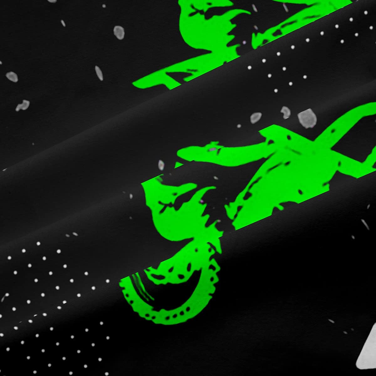 Feelyou Boys Dirt Bike Curtains - Motocross Rider Design, 52x84 Inches, 2 Panels With Grommets