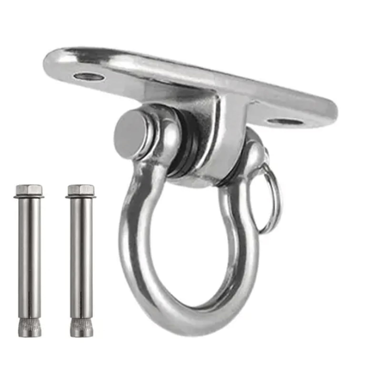 VHcgCGJ Ceiling hook, Accessories Load Bearing Swivel Swing Hanger Ceiling Fixed Plate Trapeze Hook Load-Bearing(C,Expansion screw)
