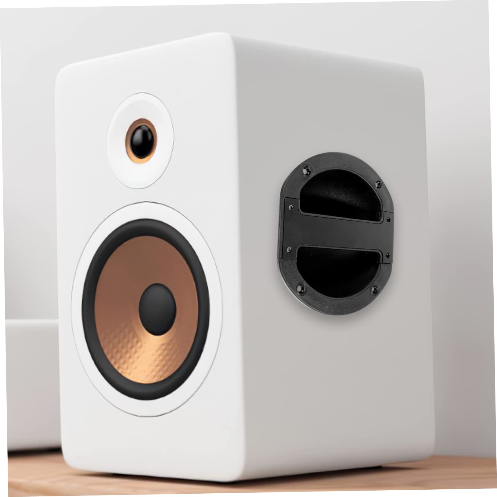 Hemobllo 2pezzi Recessed Per Altoparlanti Accessorio e Resistentper Casse Audio Professionali Per Palchi