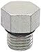 Eaton Aeroquip 900598-4S Steel Tube Fitting, Hex Head Plug, 1/4" O-Ring Boss Male (Pack of 10)