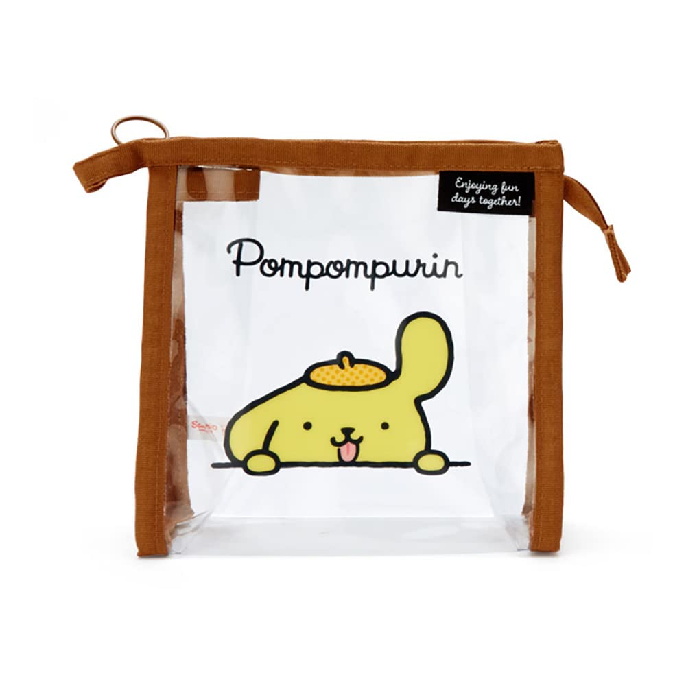 Amazon.co.jp: サンリオ(SANRIO) ポムポムプリン 巾着付きクリアポーチ