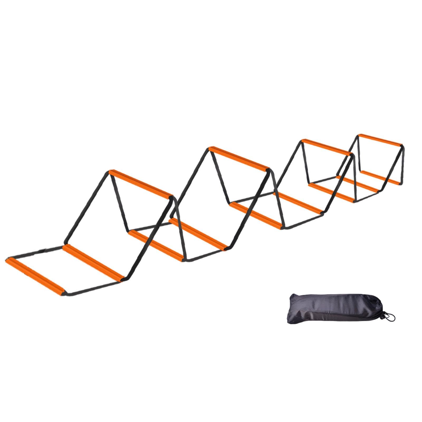 THE STYLE SUTRA Agility Ladder Portable Coordination Home Gym Volleyball Soccer Speed Ladder 12 Grids-image-46