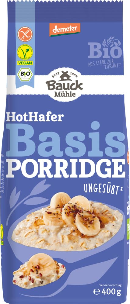 Hot Hafer Basis glutenfrei Demeter 18 x 400 g