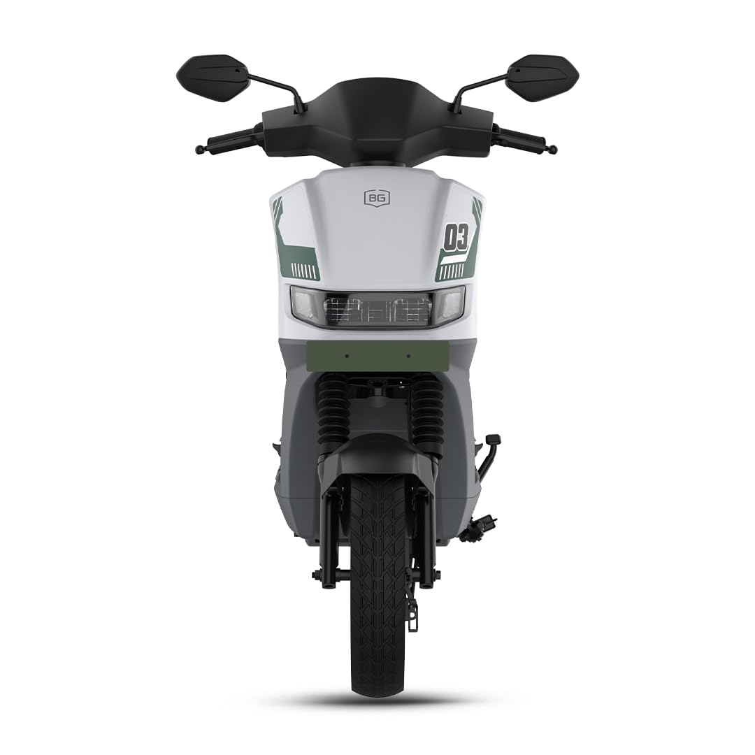bg oowah max plus electric scooter for adults | 145 km arai certified range | 60 km/h top speed | removable 3 kwh battery | 5 yr/75,000 km battery warranty | ex-showroom price (emerald shadow)