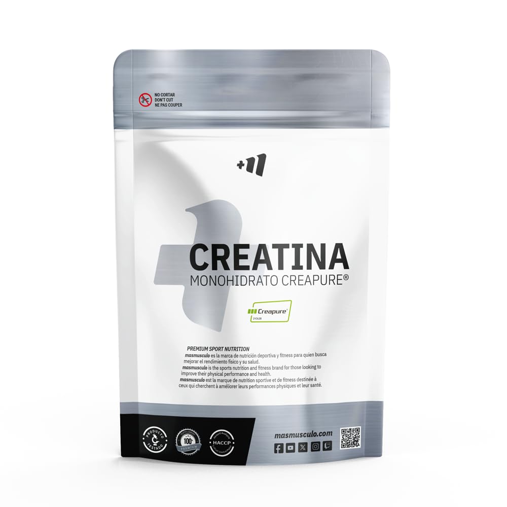 MASmusculo - Creatina Monohidrato Creapure® - en Polvo - Sin Azúcar - 300 g - Bote 3 Meses - Recuperador Muscular - Aumenta Masa Muscular - Sabor Chuches de Sandía — view 13