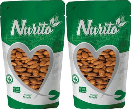 Image of Nurito Premium Nuts and Seeds (California Almonds /Badam, 200) (Pack of 2)
