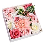 [Babsully] 母の日ギフト 母の日 花 母の日のプレゼント ソープフラワー 創意方形ギフトボックス ホワイトデー 誕生日 記念日 先生の日 母の日 父の日 プレゼント 七夕 バレンタインデー 昇進 転居 入学 卒業祝い 贈り物 贈答品 女性用 (2 D)