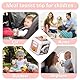 WixbFyn Montessori Aktivitäts-Würfel Sinnes-Spielzeug für Kleinkinder - Fidget-Spielzeug für Babys ab 18 Monaten - Entwickelt Feinmotorik, Familienreisen und Bildungslern für Babys(Rosa)