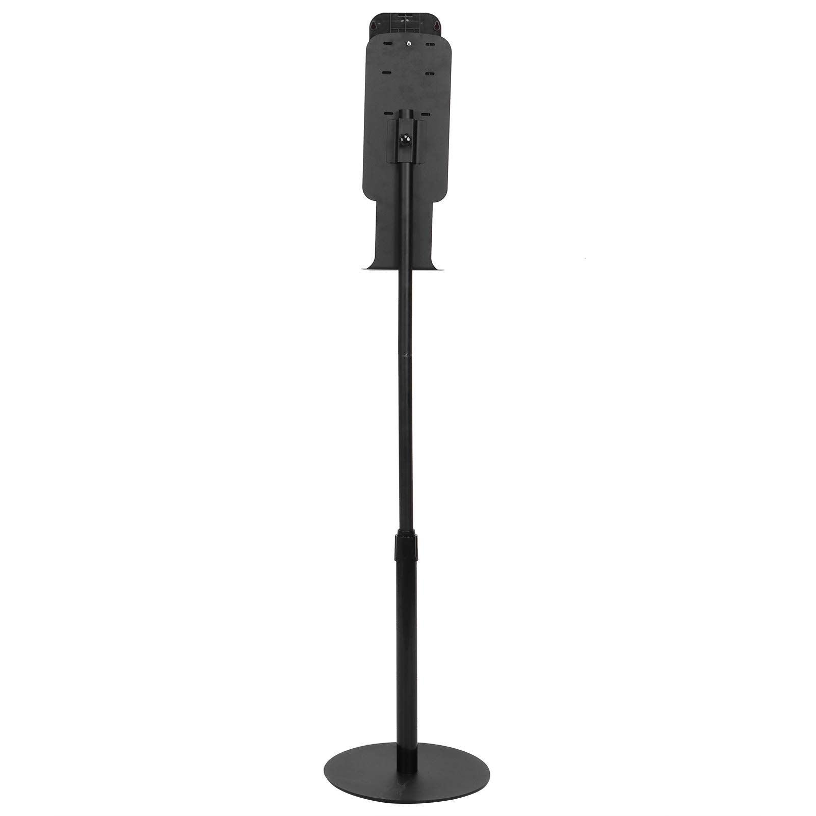Dispensador de jabón grande de 1500 ml, sin contacto, para lugares públicos, altura ajustable, dispensador de suelo vertical negro (modelo de pulverización 9004G+108)
