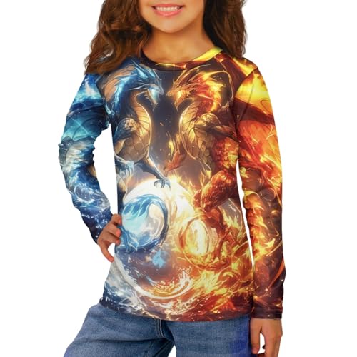 HUIACONG Kids Long Sleeve Shirt for Boys Girls T Shirt3