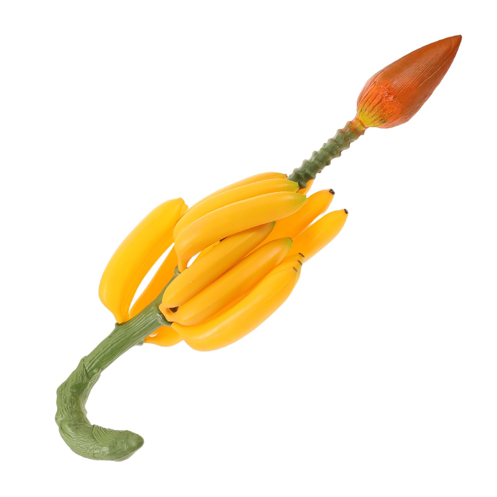 Mazzo Plastica Banane in Realistiche di Gialle Artificiali per Esposizione