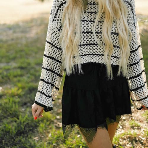 wdehow Women Y2K Lace Mini Skirt Low Rise Ruffle Pleated Layered Flowy Short Skirts3