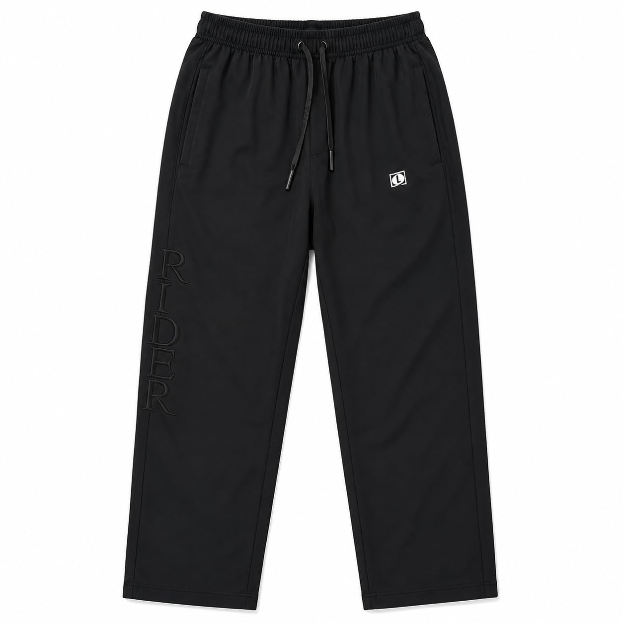 Men's Track Pants | Solid Black Gym Lower for Men | Regular Fit Sports Joggers | Elastic Waist with Drawstring | Running Workout Yoga Casual Lounge Wear with Side Pockets-picture-59