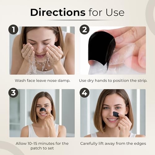 Image of Nose Strips for Blackheads | Pack of 6 | Deep Cleansing Nose Strips | Oil Control & Pore Care | For Men & Women