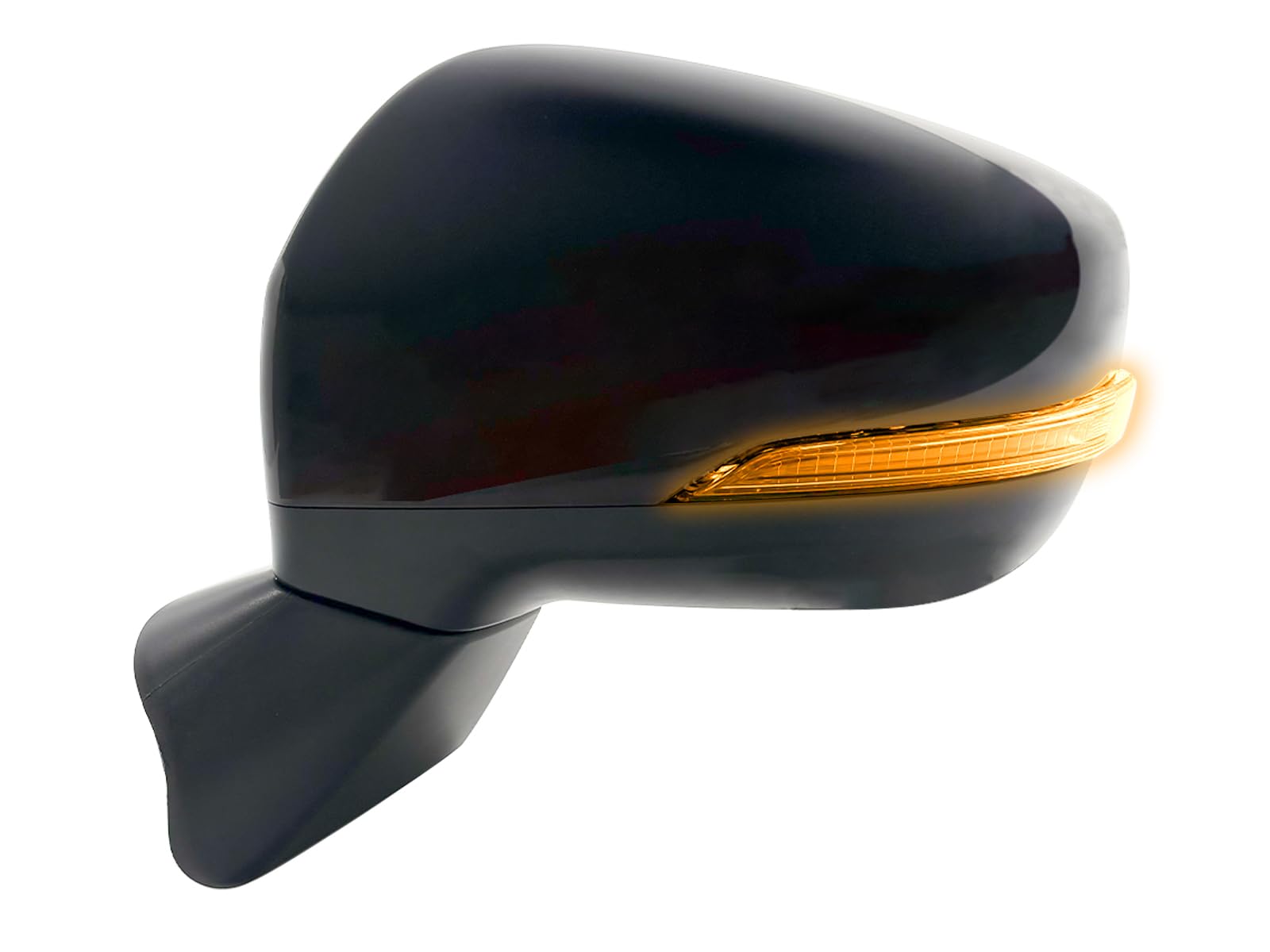 KAP Driver Side Power Heated Mirror For 2019-2022 Subaru Forester – Textured Black With Paintable Cover - View #2