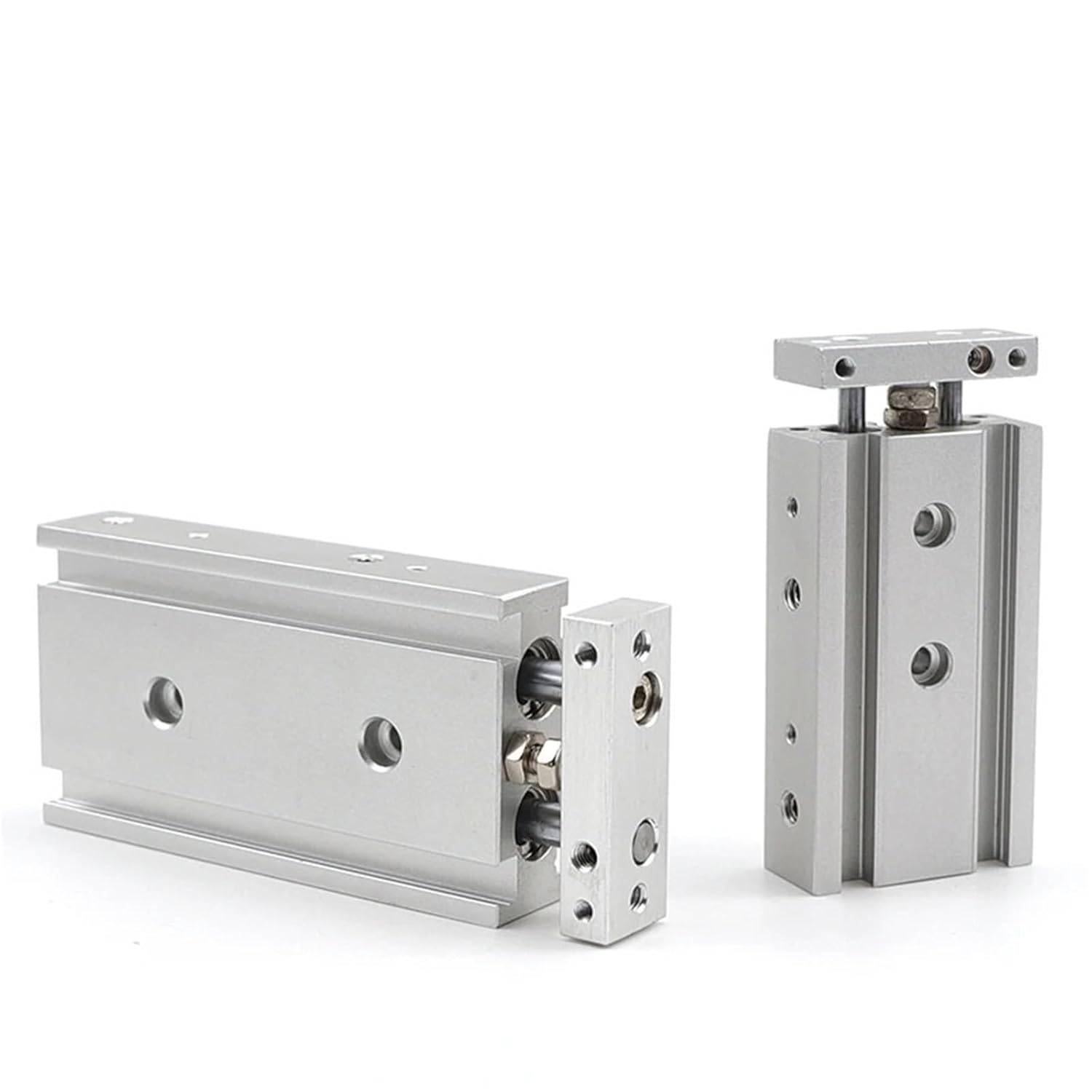 1pcs CXSM Series Stainless Steel Dual Rod Double Shaft Pneumatic Air Cylinder 15x10 15x20 15x30 15x40 15x50 15x60 15x70 15x80 15x100(CXSM15-15)