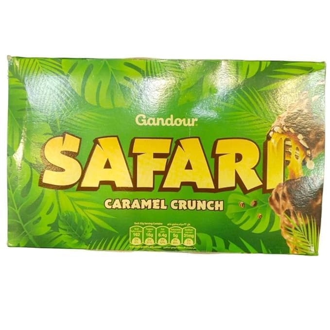 See full amazon price history chart for Safari Caramel Crunch & Cereal Covered With Fine Milk Chocolate, Gandour,24 X 22g Box (Imported) Safari Caramel Crunch & Cereal Covered With Fine Milk Chocolate, Gandour,24 X 22g Box (Imported) (B0DF7MGLSY) Amazon Price History, Amazon Price Tracker