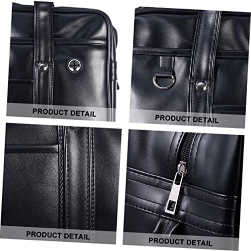 Crossbody Bag for Men Women Pu Computer Bag Hardware Buckle and Stylish3