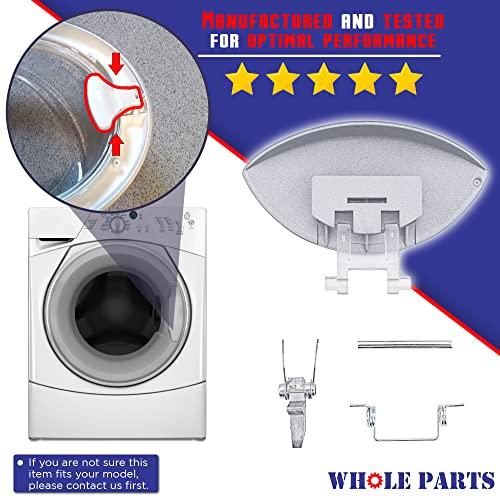 Whole Parts Washer Handle Part # 8182408 - Replacement & Compatible With Some Whirlpool Washing Machines - Replaces AP6011791, WP8182408 - Non-OEM Appliance Parts & Accessories - 2 Yr Warranty