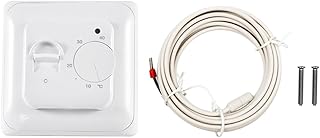 DollaTek Accueil Thermostats non programmables Chauffage électrique Thermostat manuel Appareil au sol Capteur de sol 230V-240V AC 16A 4 fils