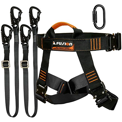 Fusion Climb Super Ripper Ii Superman Style Head First Zipline Harness