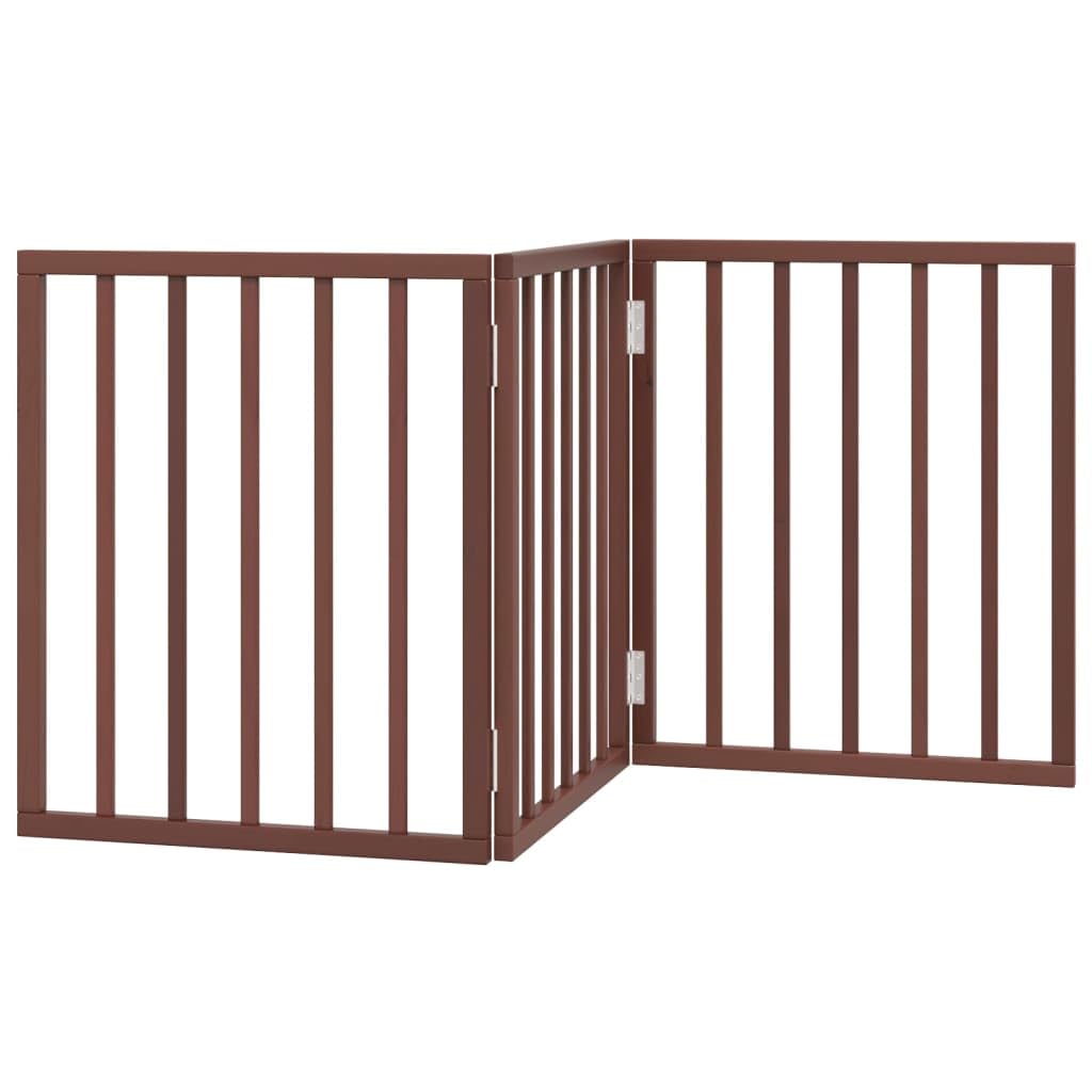 Lot de 3 grilles de séparation pliables en bois de peuplier pour le transport, montage sans perçage, 150 cm de large