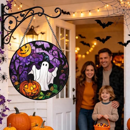 Atrapasol de Halloween para ventanas del hogar y terrazas con ambiente otoñal 3